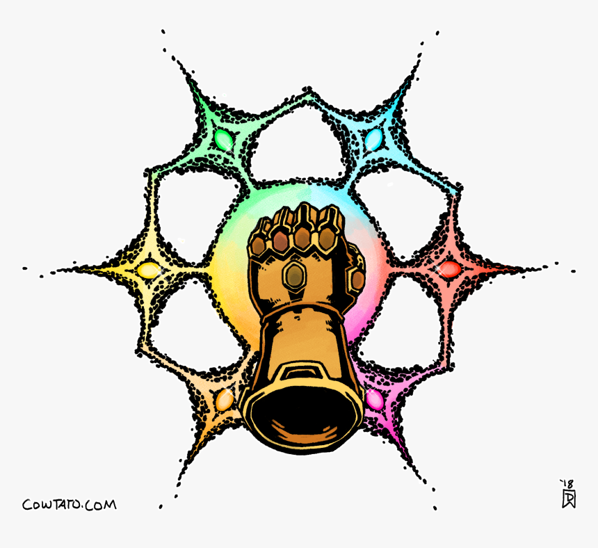 Infinity Gauntlet - Gauntlet Of Infinity Tatto, HD Png Download