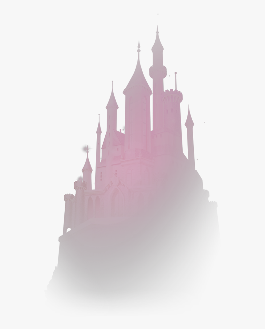 #ftestickers #disney #castle #transparent #pink - Pink Disney Castle Background, HD Png Download