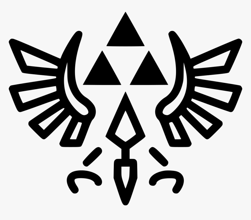 The Triforce - Video Game Symbol Art, HD Png Download
