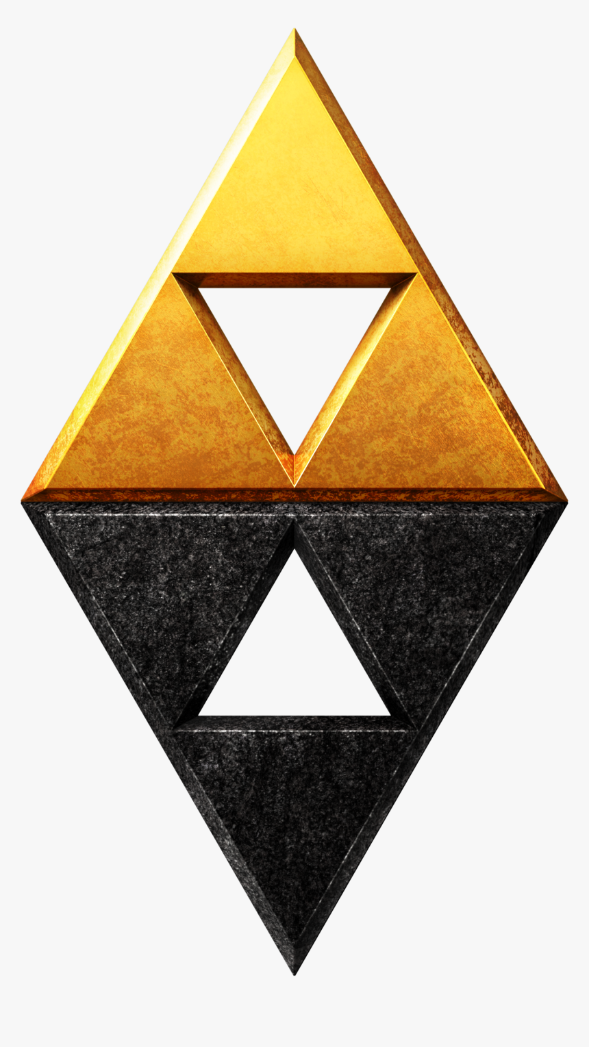 Zen Death Robot Posted - Legend Of Zelda A Link Between Worlds Triforce, HD Png Download