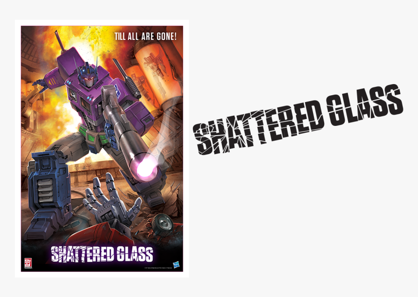 Transformers Shatterd Glass - Transformers Shattered Glass 9" Action Figure, HD Png Download
