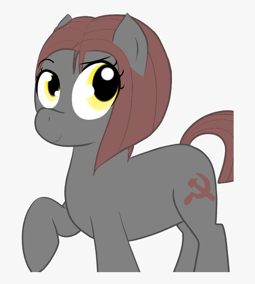 Communism, Female, Hammer And Sickle, Happy, Looking - Cartoon, HD Png Download