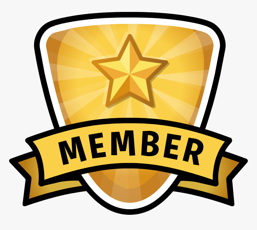 Badge Png Image Transparent Background - Club Penguin Membership Icon, Png Download
