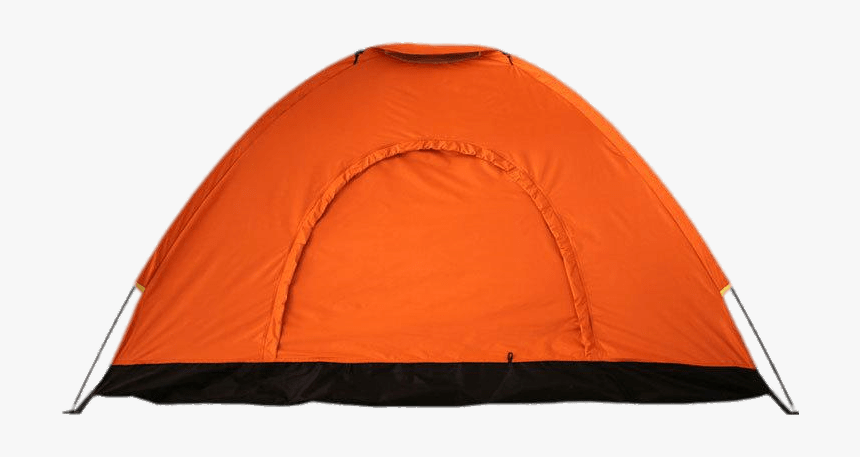Orange Camping Tent - Camping Tent Png, Transparent Png
