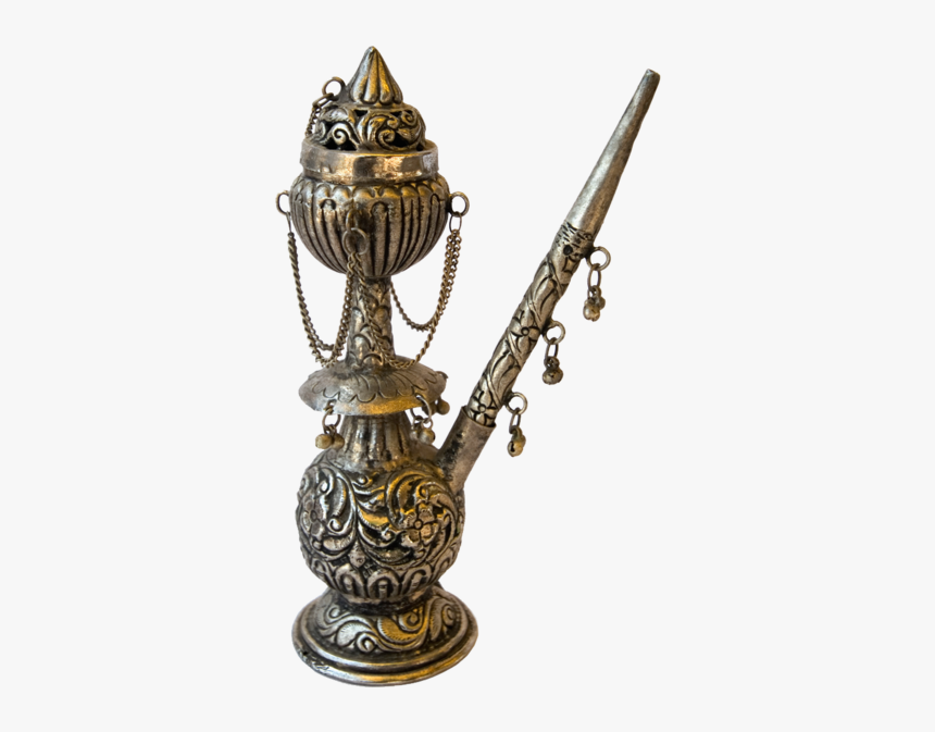 Antique Hookah On White - Antique Hookah, HD Png Download