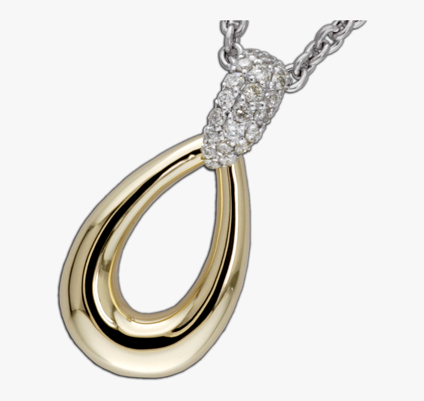 Faini Designs Jewelry Studio Gold Tear Drop Pendant - Pendant, HD Png Download