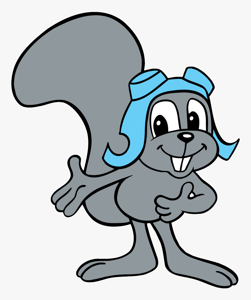 Squirrel - Rocky And Bullwinkle Squirrel, HD Png Download