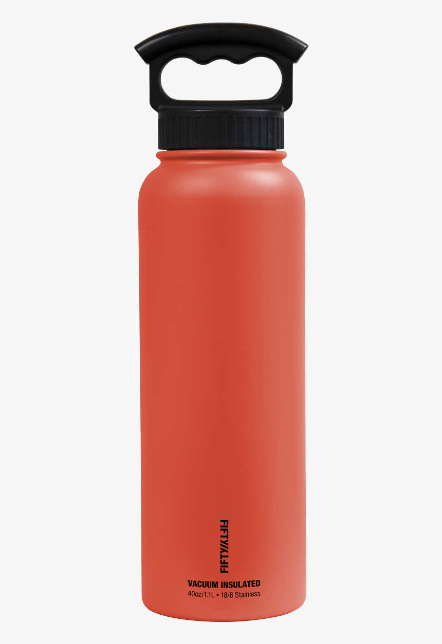 40oz Bottle With Wide Mouth 3 Finger Lid - Olive Green Water Bottle, HD Png Download