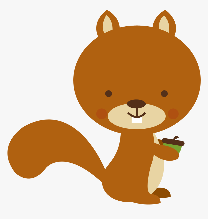 Floresta E Safari - Clipart Squirrel, HD Png Download