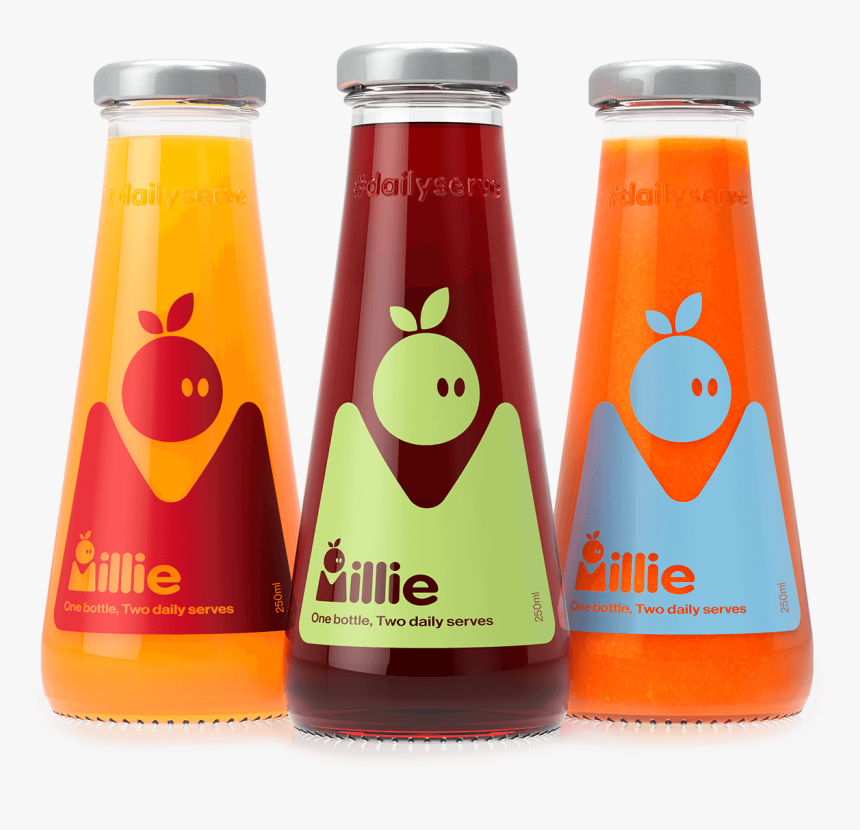 Glass Bottle Juice Packaging, HD Png Download