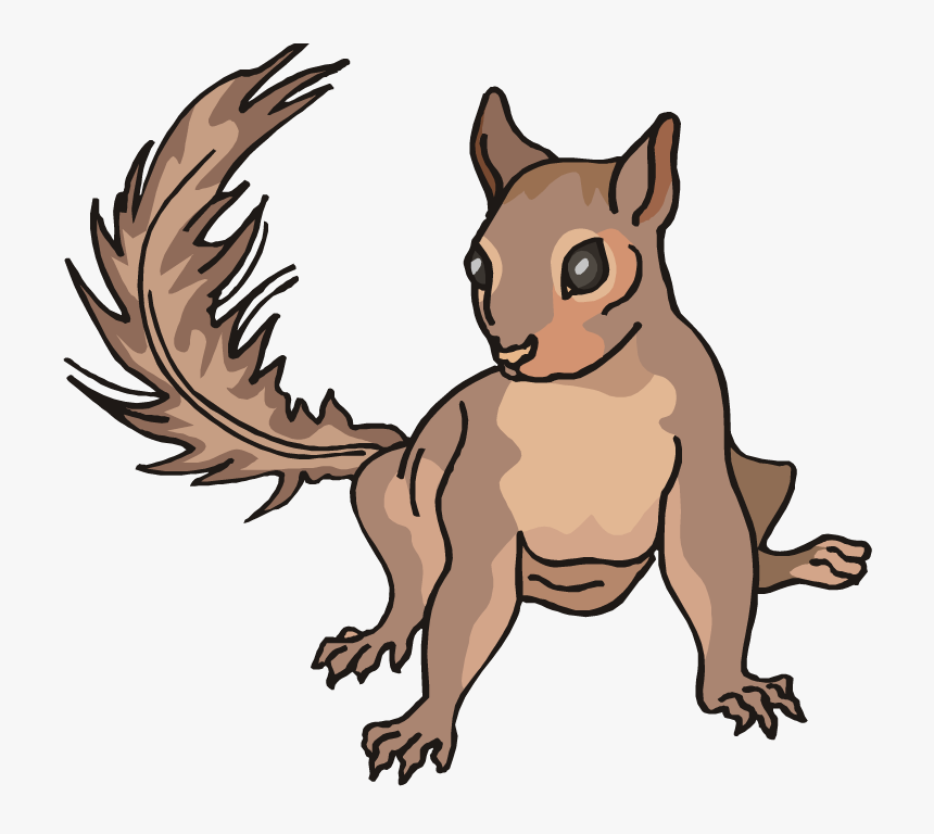 Free Squirrel Transparent Image Clipart - Squirrel Clipart Squirrel Cartoon Png Transparent Background, Png Download