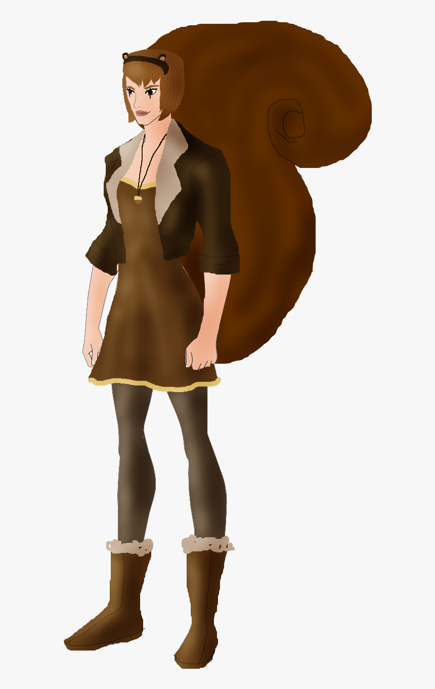 Real Squirrel - Cartoon, HD Png Download