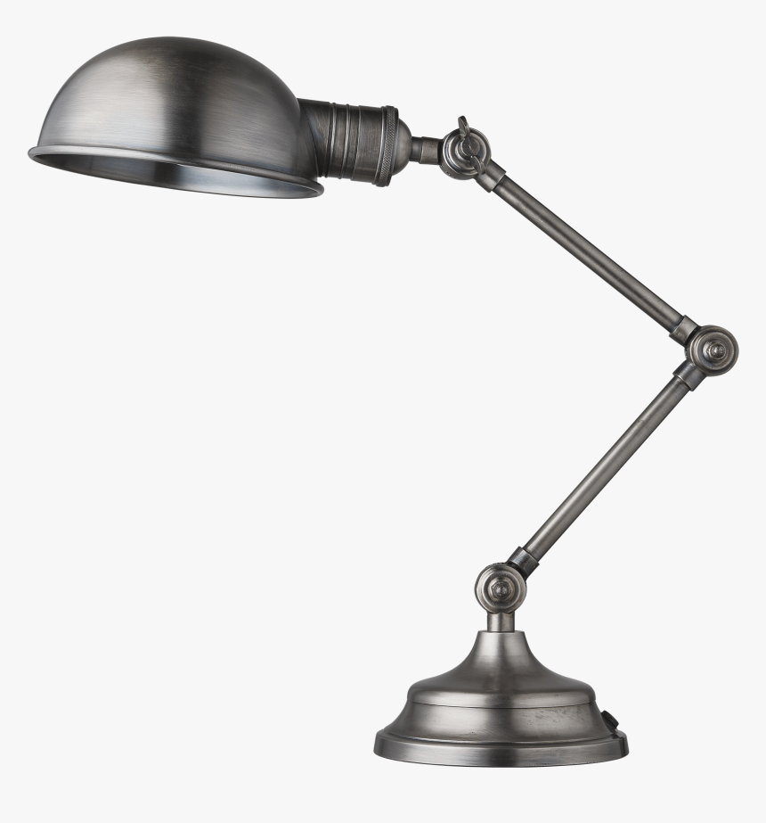 Silver Desk Lamp Transparent, HD Png Download