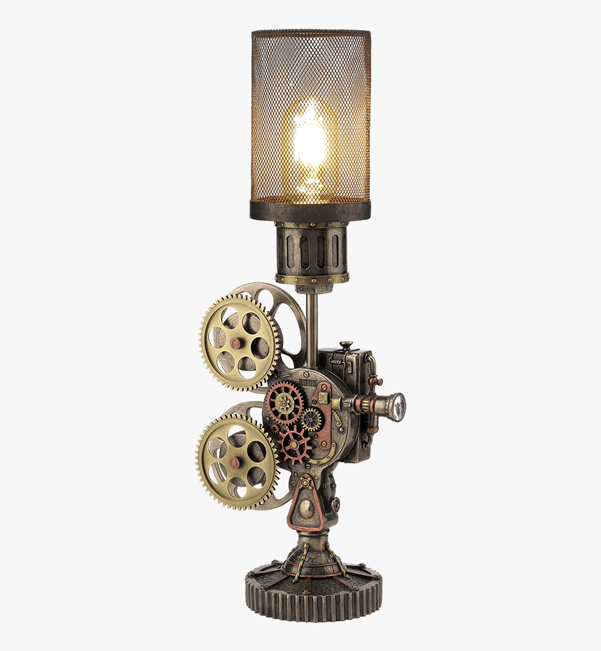 Steampunk Projector Lamp - Sconce, HD Png Download