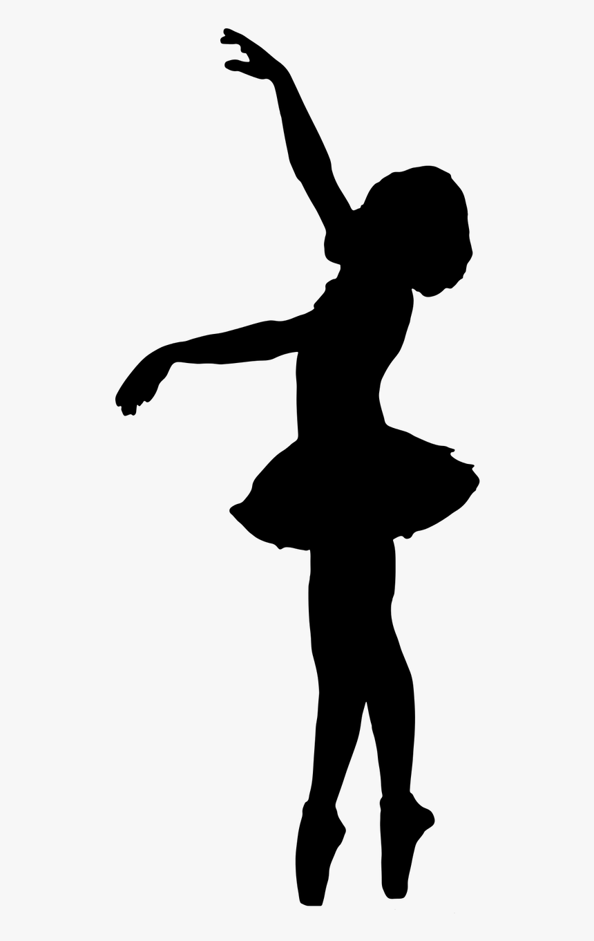 Child Ballerina Silhouette, HD Png Download
