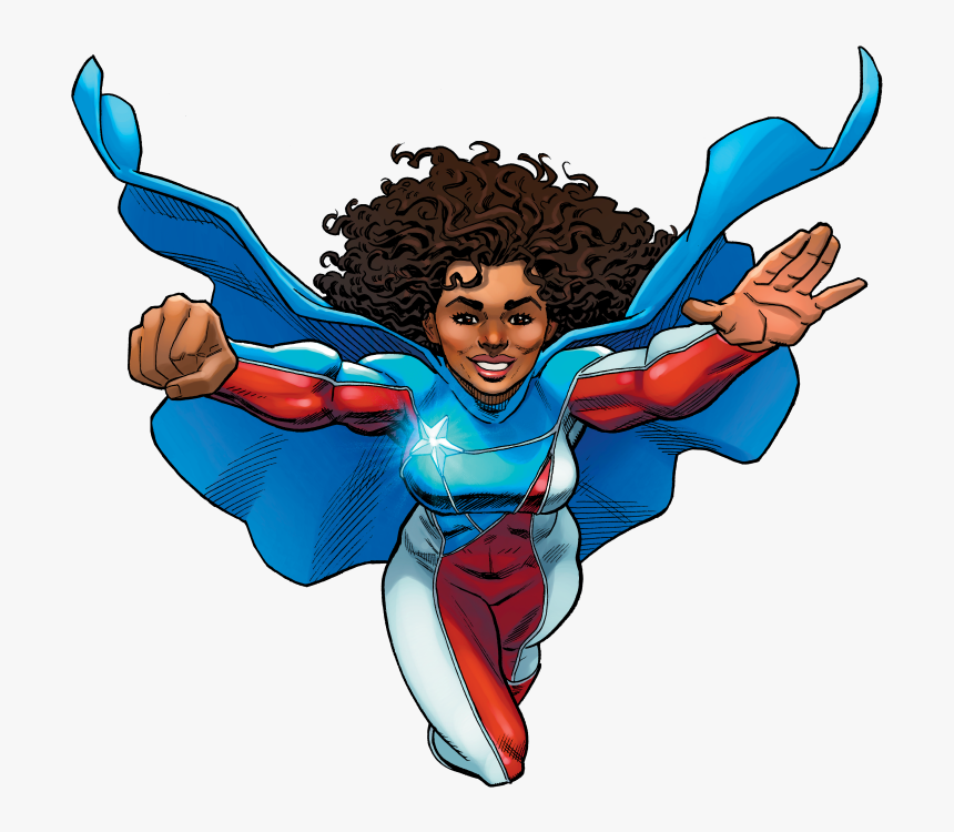Puerto Rico Clipart Superhero - Latina Superhero Clipart, HD Png Download