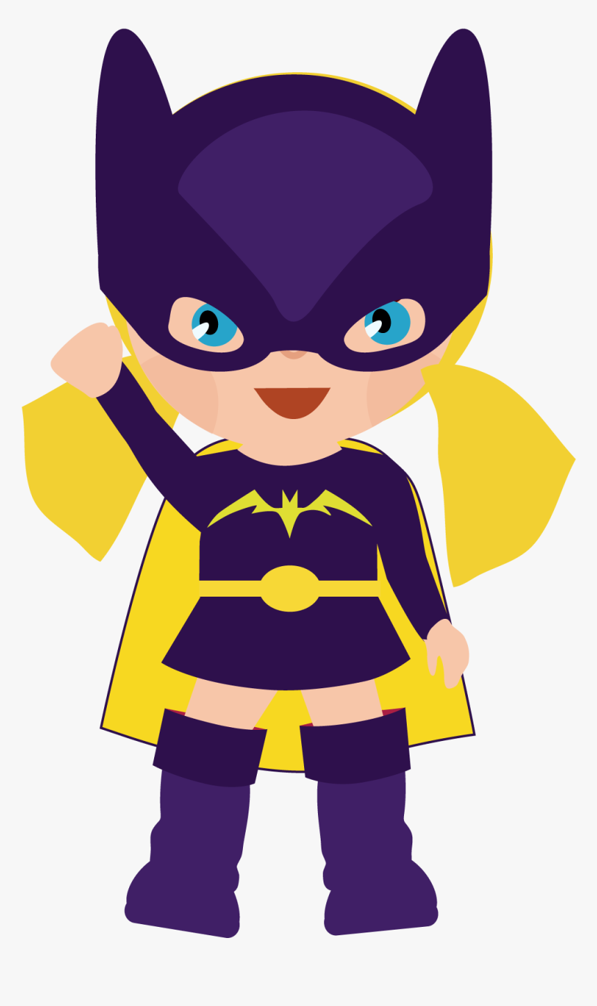 Free Superhero Clipart Batgirl Clipart, HD Png Download , Transparent