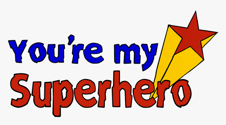 Superhero, Pop Art, Cartoon, Animation, Message, Star - All Superhero Transparent Png, Png Download