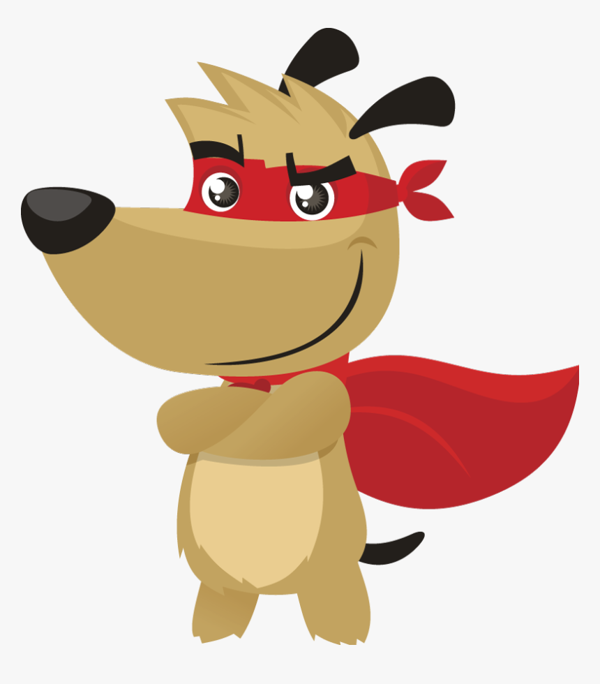 Clipart Dog Superhero - Superhero Dog Clipart, HD Png Download