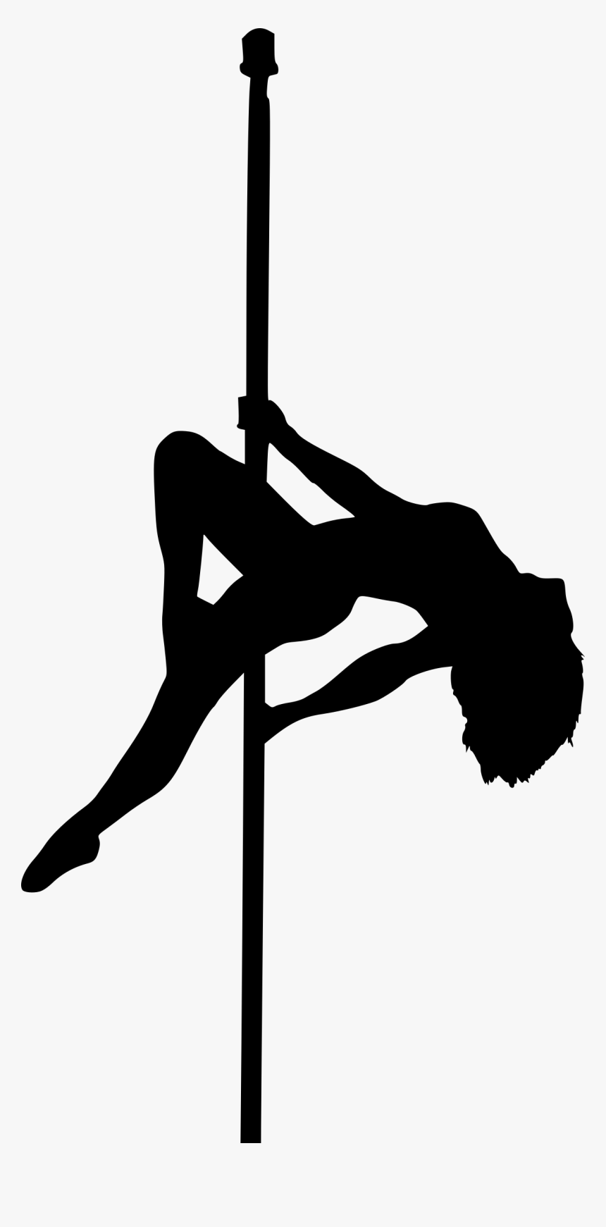 Transparent Pole Dance Silhouette, HD Png Download