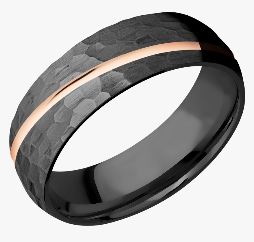 Z7d11angled/14kr Recess Polish/hammer - Wedding Ring, HD Png Download