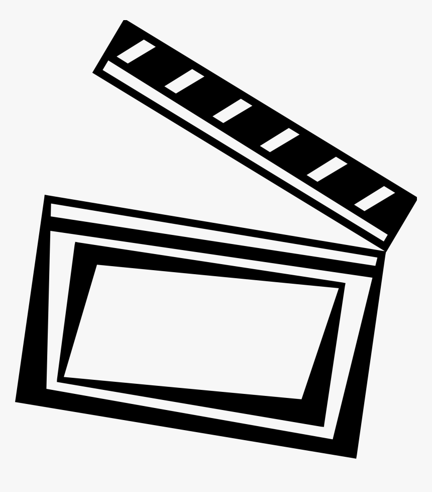 Angle,area,monochrome Photography - Film Clipart, HD Png Download