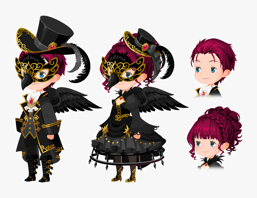 Halloween Crow Av Board - Khux Halloween Outfits, HD Png Download