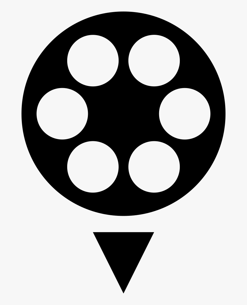 Film Reel Circular Shape - Ville De Saint Etienne, HD Png Download