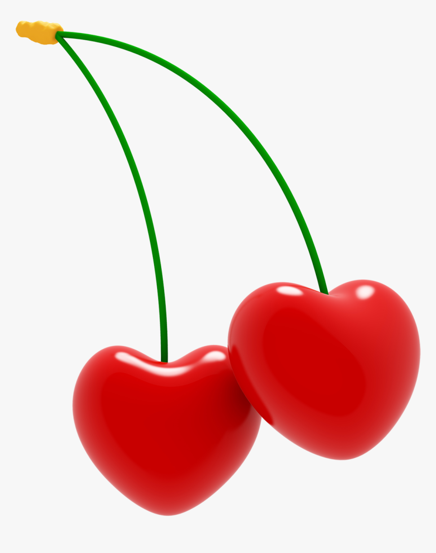 Cherry Heart Gratis - Cute Heart, HD Png Download