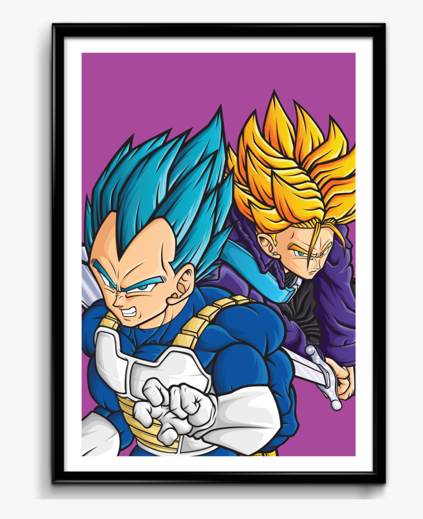 Vegetatrunks Poster Mock 2 - Dragon Ball Vegeta And Trunks, HD Png Download