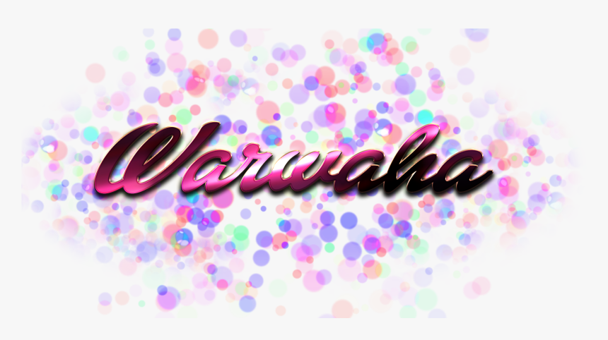 Warwaha Name Logo Bokeh Png - Circle, Transparent Png