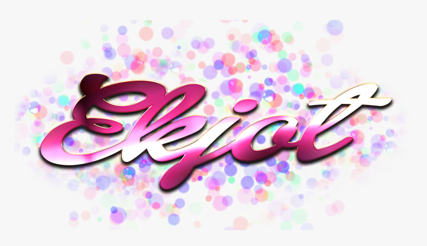 Ekjot Name Logo Bokeh Png - Lavanya Name, Transparent Png