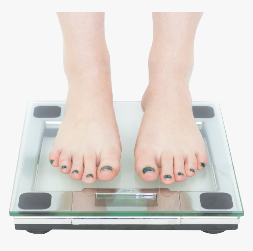 Scale - Woman Standing On Scale, HD Png Download