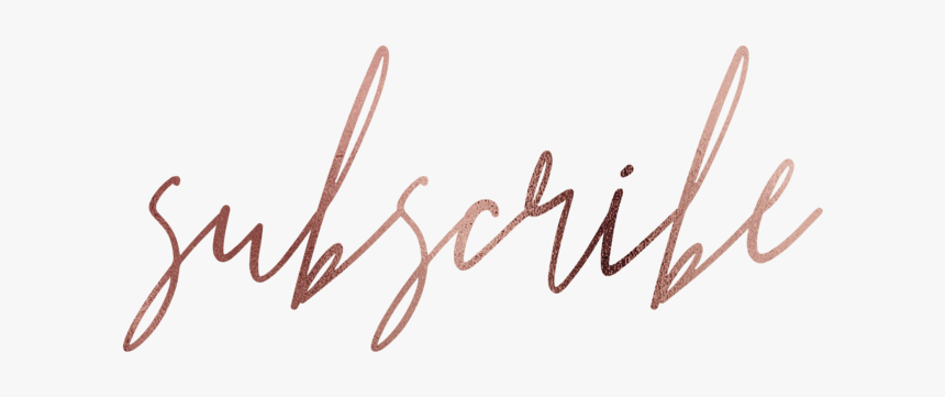 Subscribe - Calligraphy, HD Png Download