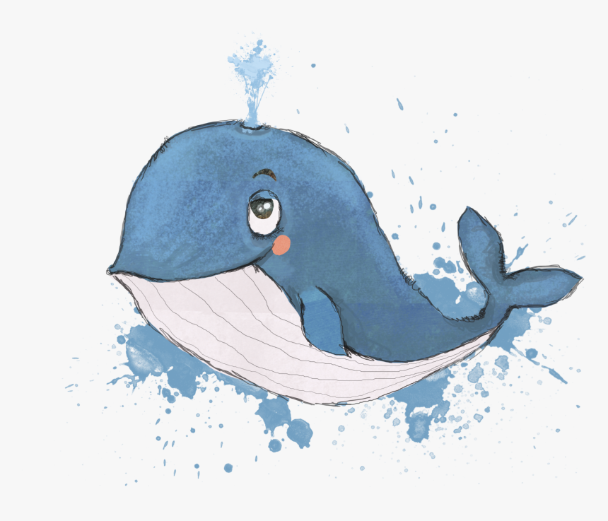 Cartoon Whale Png, Transparent Png