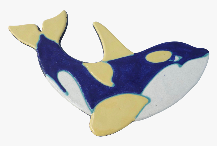 M#century Hawaiian Orca Pottery Plaque On Chairish - Killer Whale, HD Png Download