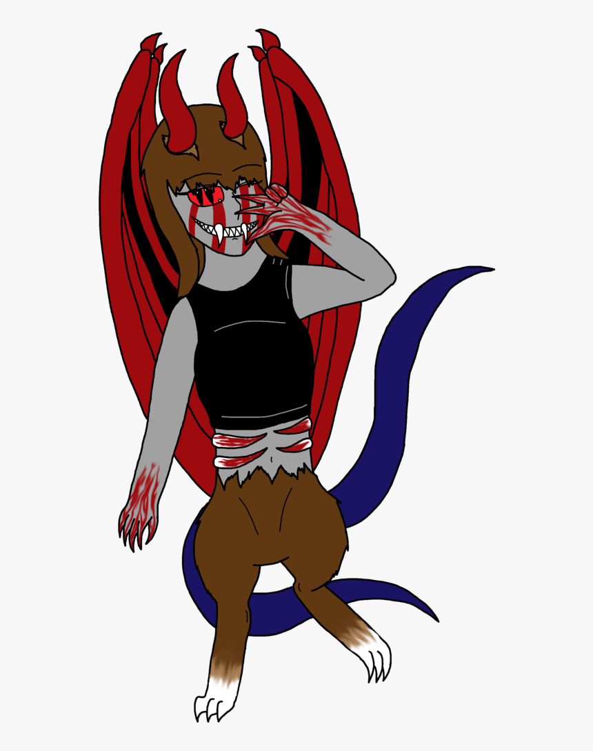 Pencils Drawing Demon - Png Pencil Drawing Demon Transparent, Png Download