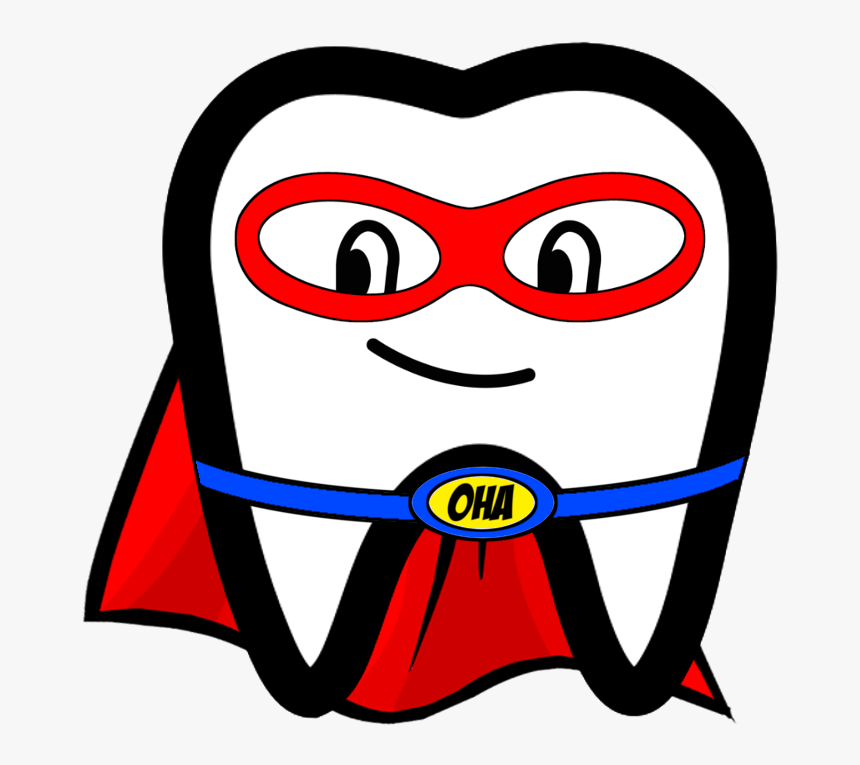 Teeth Clipart Superhero - Superhero Tooth Transparent, HD Png Download
