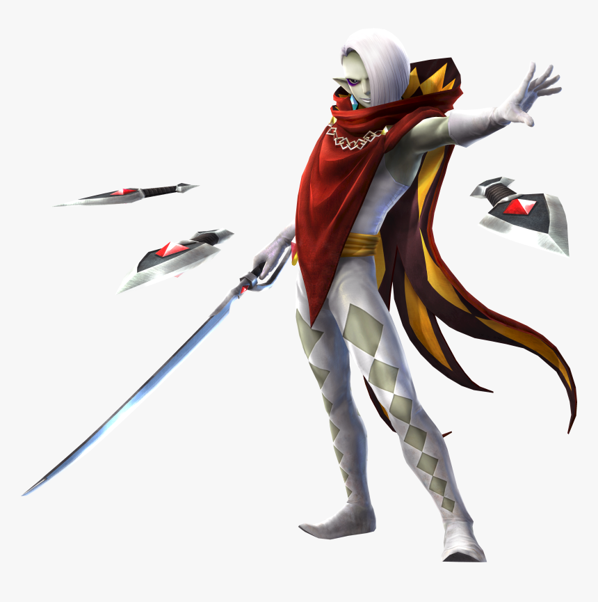 Hyrule Warriors Artwork Ghirahim Demon Blade - Hyrule Warriors Ghirahim, HD Png Download