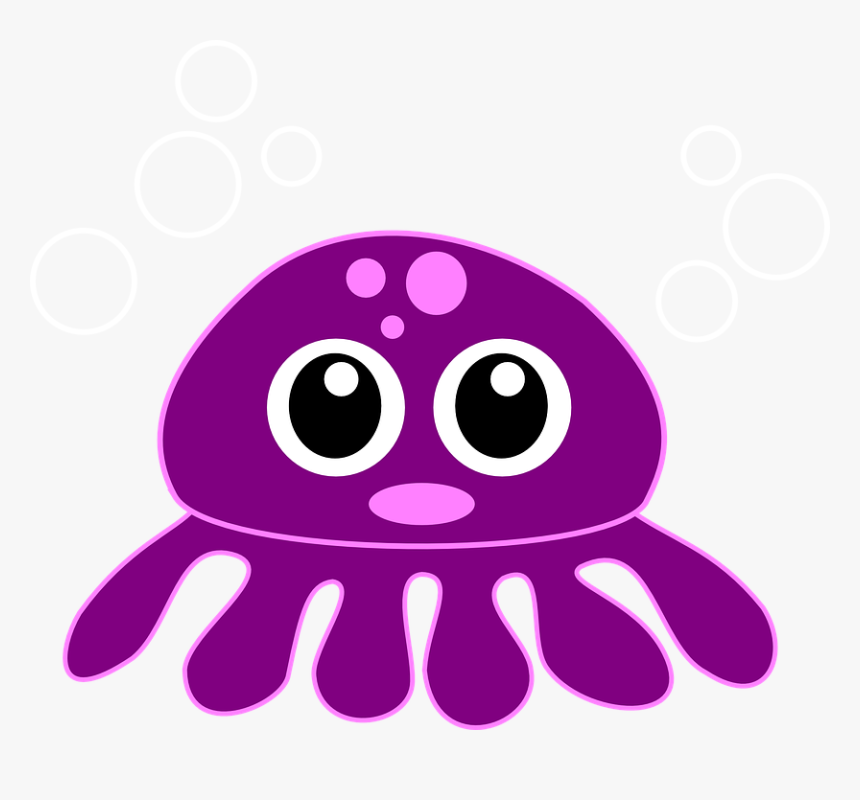 Cartoon Jellyfish Pictures 28, Buy Clip Art, HD Png Download