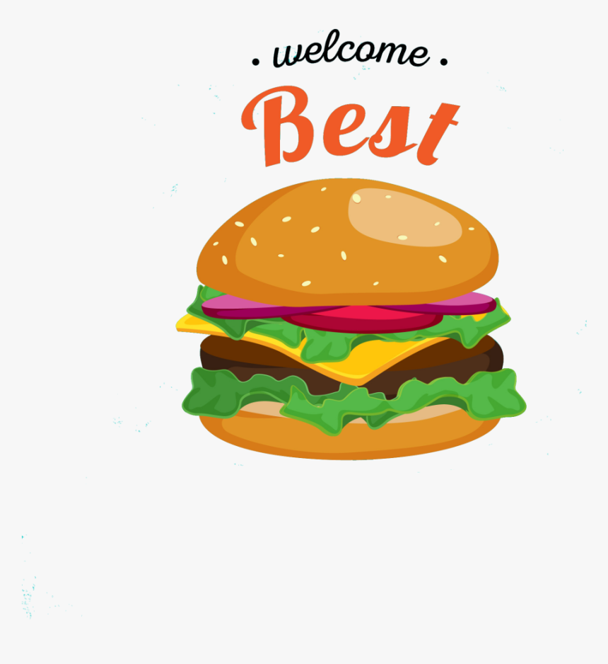 Burger Png File Free Vector - Vector Burger Png, Transparent Png
