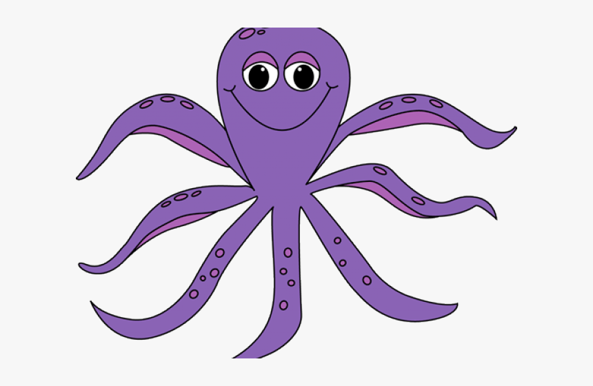 Octopus Png Transparent Images - Number Puzzle Ocean Animals, Png Download