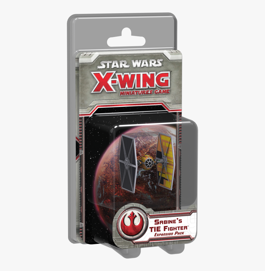 X-wing Miniatures Game Sabine S Tie Fighter Expansion - Star Wars X Wing Sabine's Tie Fighter, HD Png Download