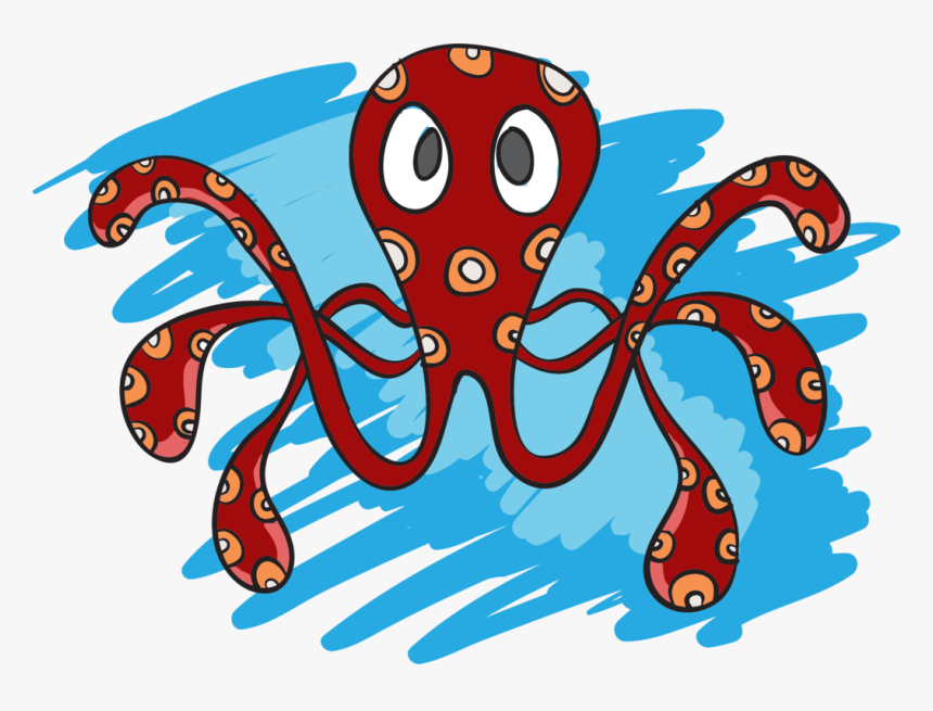 Organism,art,octopus - Octopus, HD Png Download