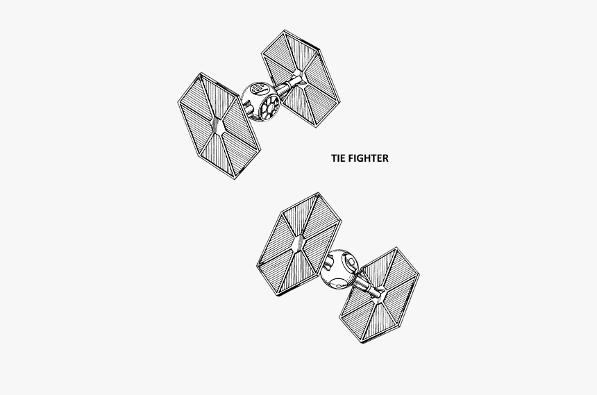 Star Wars Tie Fighter Drawing, HD Png Download