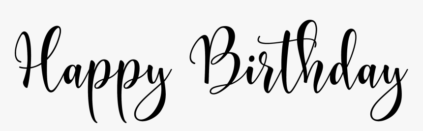 Art Microsoft Word Clip - Birthday Black And White Clipart, HD Png Download