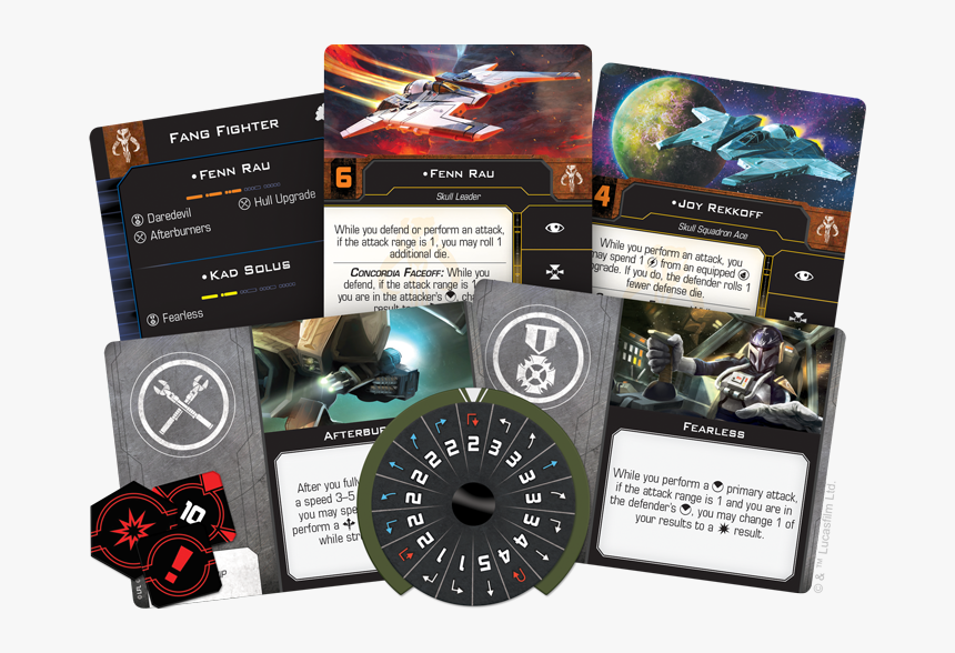 Swz13 A3 Fang-fighter Spread2 - X Wing Miniatures Fang Fighter, HD Png Download