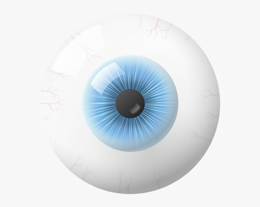Eye, Iris, Globe, Vision, Vista, Eyeball, Blue, Cyan - Circle, HD Png Download