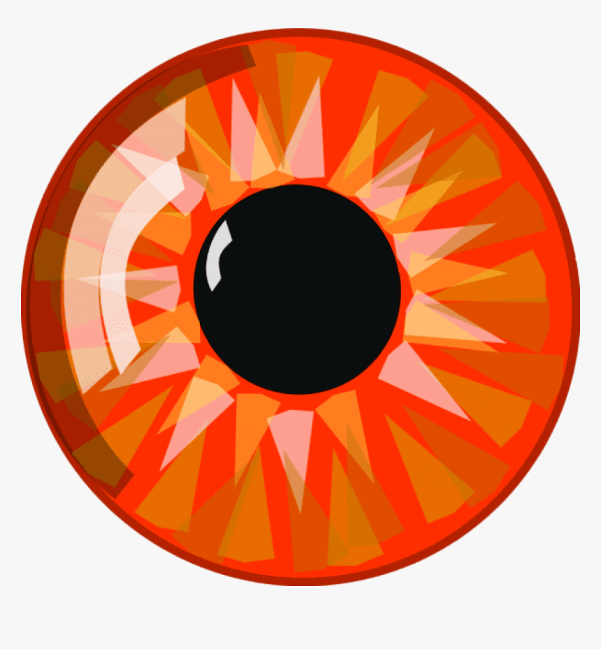 Blue Eye With Eyeliner Clip Art At Clker - Red Eyes Color Png, Transparent Png