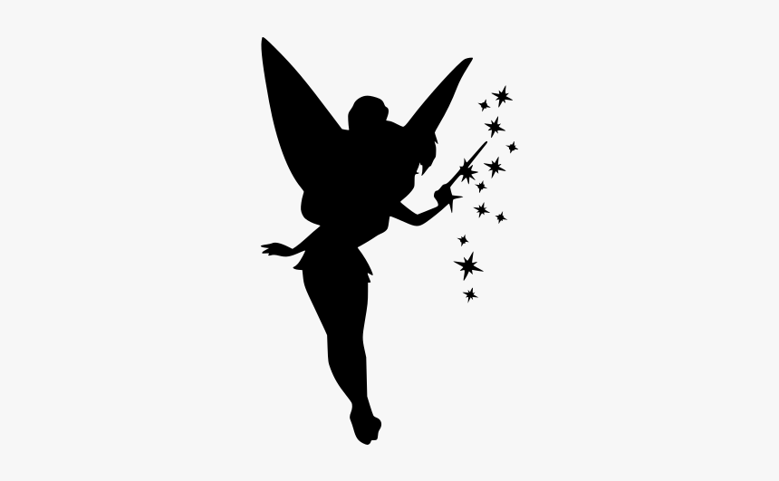 Tinkerbell 2 Vinyl Decal Sticker - Tinkerbell Silhouette, HD Png Download